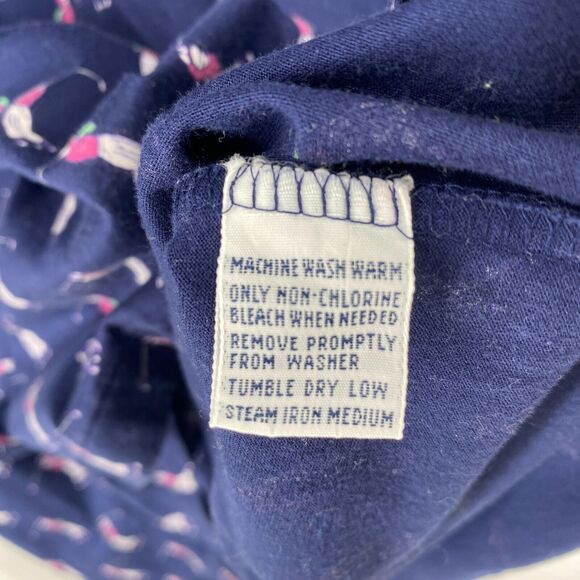 POLO RALPH LAUREN Shirt Men L Golf Polo All Over Print Golfer Cotton Jersey Blue - Picture 12 of 15